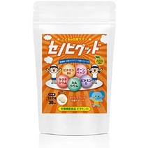 세노비굿 기 태블릿 귤 1봉 30일분 아이 신장 하는 보충제 아르기닌 뼈 펩 칼슘 비타민 스포츠 비타민c 비타민d 아연 물 없음 맛이 있는 태블릿, 3봉(3개월분)