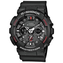 미국발송 카시오 Casio 남성용 지샥 아날로그 디지탈 안티마그네틱 시계 블랙 (GA-120-1ADR)