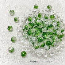 5PCS 월하무죽옥쇄감빙렬폭화유리유리원구슬 DIY 핸드메이드 비즈 목걸이 팔찌, 색깔10, 1 조각