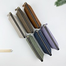 스웨이드PU펜파우치 스웨이드필통 가죽필통 필통 스웨이드파우치 가죽파우치 연필파우치 펜파우치 포켓필통 슬림필통 아이비스, 네이비