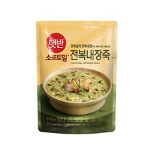 (햇반 소프트밀) 비비고 전복내장죽 420g, 21개