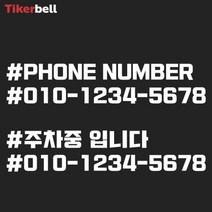 차량용 주차 전화번호 알림 판 전사 스티커 빌라, 그레이, D타입