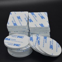피케이몰 다용도 부착 아크릴 폼 양면테이프 접착 스티커 50P, 25mm, 사각형