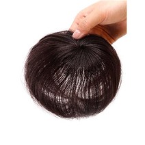 탑커버 정수리가발(레드브라운) 인모 부분가발, 상세 참조, 상세 참조