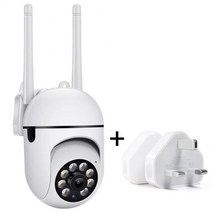 아파트현관cctv 코멕스인터폰 도어락720P PTZ 감시 IP 카메라 HD 렌즈 풀 컬러 WIFI 보안 CCTV 야외 실시간, 01 only cam_02 미국 플러그