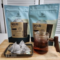 깊은 맛 몸이 가벼워지는 보이차 티백_풀빛그림터, 50개티백, 1팩, 1ml