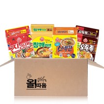 (올따옴)오뚜기 진라면+오동통면+참깨라면+스낵면