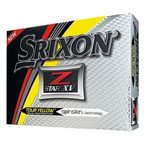 SRIXON ZStar XV 골프공 2017년 모델 4피스 구성 품1 다스 노란색