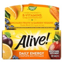 네이쳐스 웨이 Alive 에너지 종합비타민 미네랄 60정