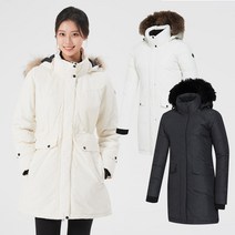 콜핑 도야마 J 여 KPO8509W 야상 자켓 여성 겨울 구스다운 후드 롱 패딩
