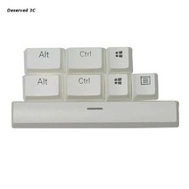 R9CB 전용 키 캡 PBT OEM 프로필 6U 공간 세트 RazerBlackWidow Huntsman 백라이트 DIY 기계식 키보드용, [01] Black