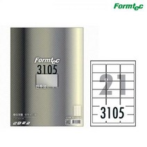 폼텍 레이저 반투명 라벨 10매 21칸 스티커 라벨용지, 본상품선택