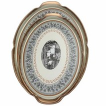 PWV878261CMB코리아 레벤호프 타원 쟁반 카우 2세트 트레이 식기 과일