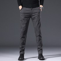 DFMEI 스타일리쉬한 멋쟁이 남자 캐주얼 바지 남춘추 개성 심플 남바지 가을겨울 데일리 비즈니스 슬림 남성바지