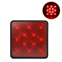 캠핑카 부품 범용 스퀘어 12V LED 신호 테일 라이트 트럭 트레일러 보트 브레이크 Led 조명 J60F, 02 12 Light