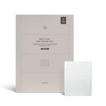 은율 데일리케어 퓨어 코튼 퍼프 화장솜 500매, 1개, 500개입