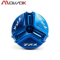 베넬리 502c m201.5 오토바이 cnc 엔진 오일 필러 플러그 high qualit for benelli trk 502 leoncino 500 200 bj250 호환, 블루 트랙