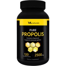 [미국빠른직구] 마이라이프 내추럴스 프로폴리스 2500mg 120정, 1병