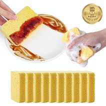 펄프수세미 (10P) 세트 버블수세미 펄프수세미 거품수세미 기름기전용수세미 저자극수세미 다목적수세미 에코수세미 기름닦는 수세미