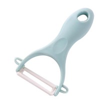 Vegetable Fruit Multi-function Handle Ceramic Peeler Skin Portable Household For Home Kiction To, blue