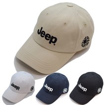 [JEEP] 공용 베이직 빅 로고 지프 볼캡 (JO0GCU093)