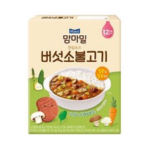 맘마밀 안심소스 버섯소불고기 160g 4개입 12개월부터섭취, 단일옵션