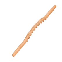 마사지바 원목 구슬 괄사 마사지기 방망이 안마기, 전신용 마사지바 -53CM