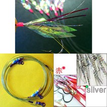 원낚시 자체제작 반짝이 우럭바늘 볼베어링 우럭채비 적어피 은어피 우럭바늘 블랙니켈 세이코 스즈키 우럭바늘 홀로그램 난반사 우럭묶음바늘 우럭채비, 다