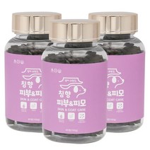 강아지 피부병 곰팡이성 피부염 피부영양제 발습진 아토피 댕이수랏간 침향 피부&피모 100g, 3개