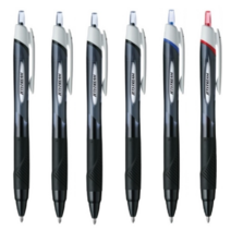 유니볼 제트스트림 볼펜 6개 SXN-150-10, 1.0mm 6개(흑4청1적1)