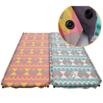 차박 자충 에어메트 자동 충전식 떡실신 트렁크 캠핑 카 피크닉 4세대 카니발 쏘렌토 코나, 핑크