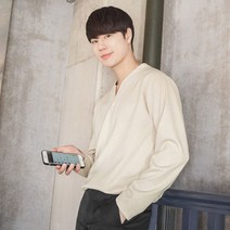 조군샵 슬릿 포인트 브이넥 티_T5244 257968