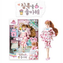 시크릿쥬쥬 집순이 집콕 홈파티 장난감 인형 여신 공주님 패션인형 옷갈아입히기 옷장