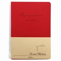 W71F1C3 문구 도매什 아이디어 노트 25절 그리드145x210mm 사무용품 레드 수첩 그리드 노트