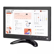 12 인치 PC 모니터 1366X768 데스크탑 게임용 LCD 디스플레이 컴퓨터 화면 평면 패널 HDMI VGA 10.1 휴대용 모니터, 10.1-1366X768, AU 플러그