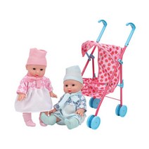 아기인형 미니유모차 엄마놀이세트 헝겊인형 디자인인형