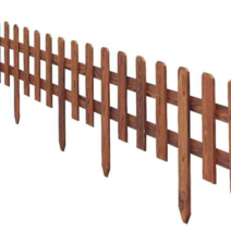 낮은 정원 목재 울타리 파티션 잔디보호 펜스 담장, 화이트 100x40x60판두께 9 mm