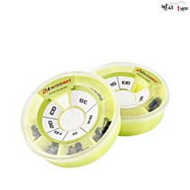 친환경 좁쌀봉돌 세트 IM-703 바다 찌낚시 소품세트, 좁쌀봉돌세트, 1개