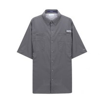 COLUMBIA 23 TAMI 아미AMI 아미 II SS SHIRT (1287051-023) (남성 타미 숏슬리브 셔츠), S (100 정도이니 참조)