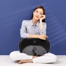 제스파 무선 충전식 베개 쿠션 안마기 목 어깨 마사지기 ZP1950/ZP1952, 블랙