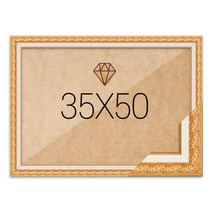 보석십자수액자 35x50 고급형 매트골드, 단품