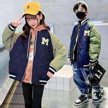 베비포 남아용/여아용 기모 누빔 패딩 점퍼 KN7