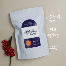커피타넬 500g 공정무역 페루커피 프리미엄 갓볶은원두, 핸드드립용, 중간볶음(시티-추천), 500g을 250g 2개로 포장