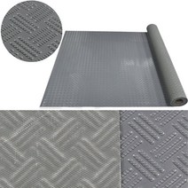 철판바닥 미끄럼방지 회색 우레탄 롤매트 4M 발판매트
