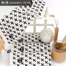 송월타올 호텔컬렉션 엑스 고리수건 1장, 회색