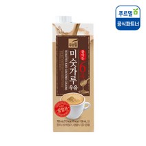 푸르밀 미숫가루우유 750ml 꿀이든 6곡우유, 4개