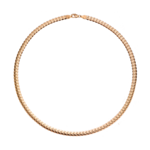 펠리체골드 14K 18K 모던 커브 목걸이