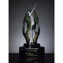 금속 트로피 BT167 골프 우승 홀인원 싱글 트로피, 단품