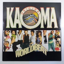 (중고LP 물세척) KAOMA LAMBADA/ WORLD BEAT/ 1990년 라이센스/ 자켓 음반 상태 A