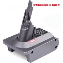 MIL18V7 배터리 어댑터 Milwaukee 18V 리튬 이온 배터리로 변환 다이슨 V7 모터 헤드 V7 트리거 V7 자동차, 01 MIL18V7